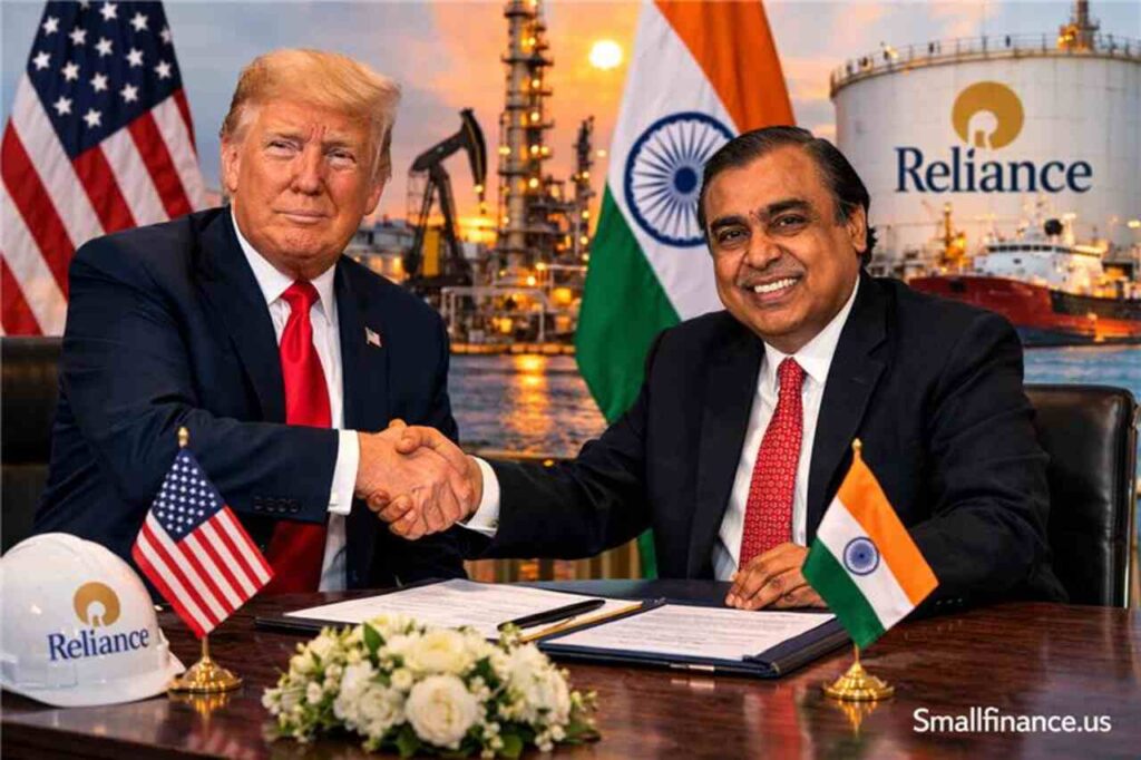 U.S.–Reliance energy refinery partnership representing India–US oil deal
