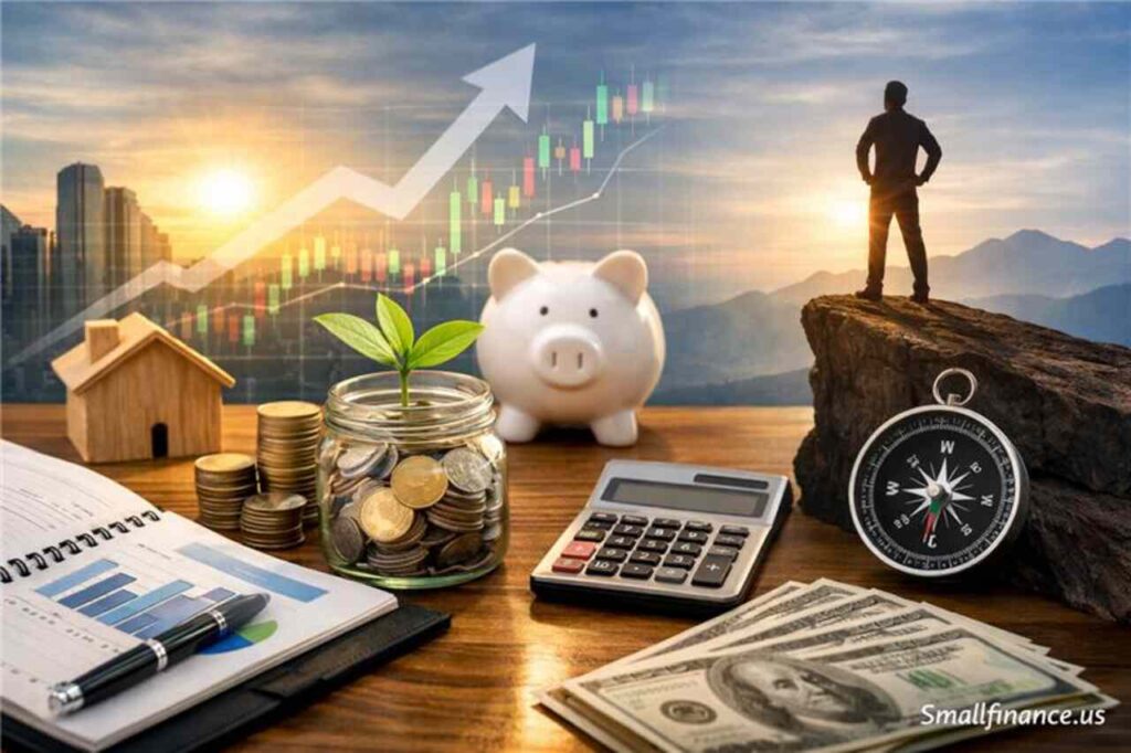 Financial Guide Ontpinvest: Build a Clear Money Plan, Manage Risk With Confidence Financial planning and investment growth concept