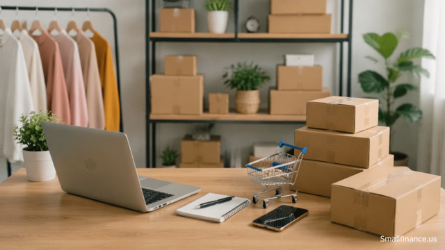 online store low investment setup workspace